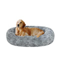 Oval Shag Faux Fur Washable Round Pet Bed P720363