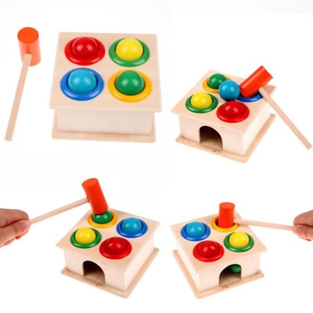 Wooden Hammer Balls Educational Toy A686