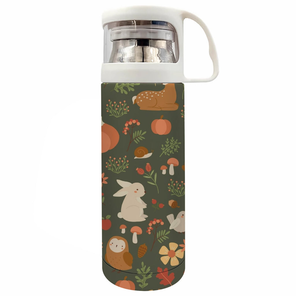 350ml Stainless Steel Water Bottle with Lid A10355