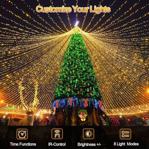 1000 LED Waterproof 8 Modes Fairy Lights N906