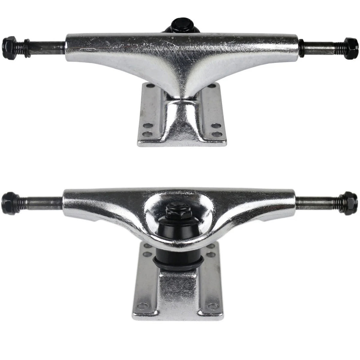 8.0" Natural Skateboard Complete with Silver Trucks and Black Wheels B58428