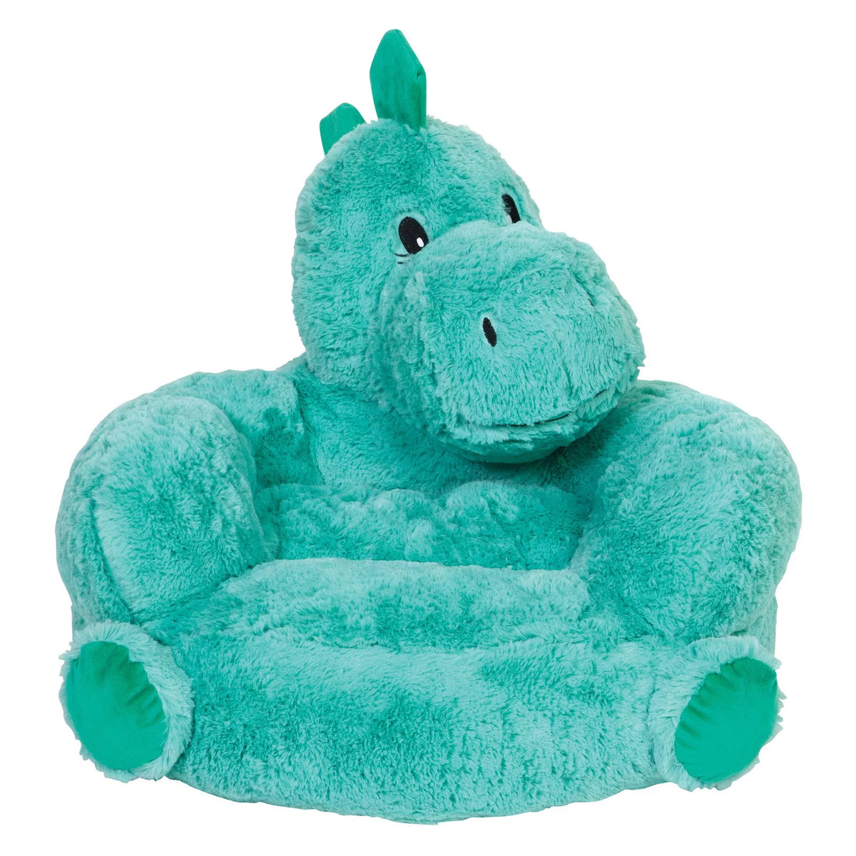 Teal and Green Dinosaur Plush Chair Q2346