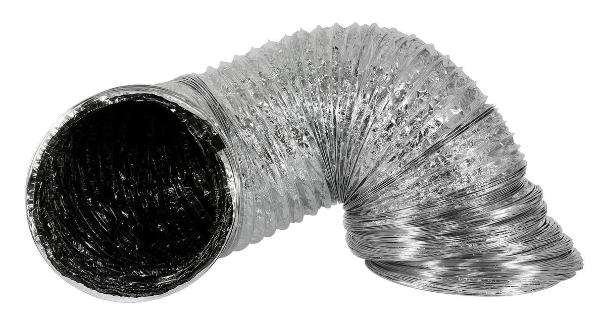 Silver Black 12" x 25 ft Ducting F582509