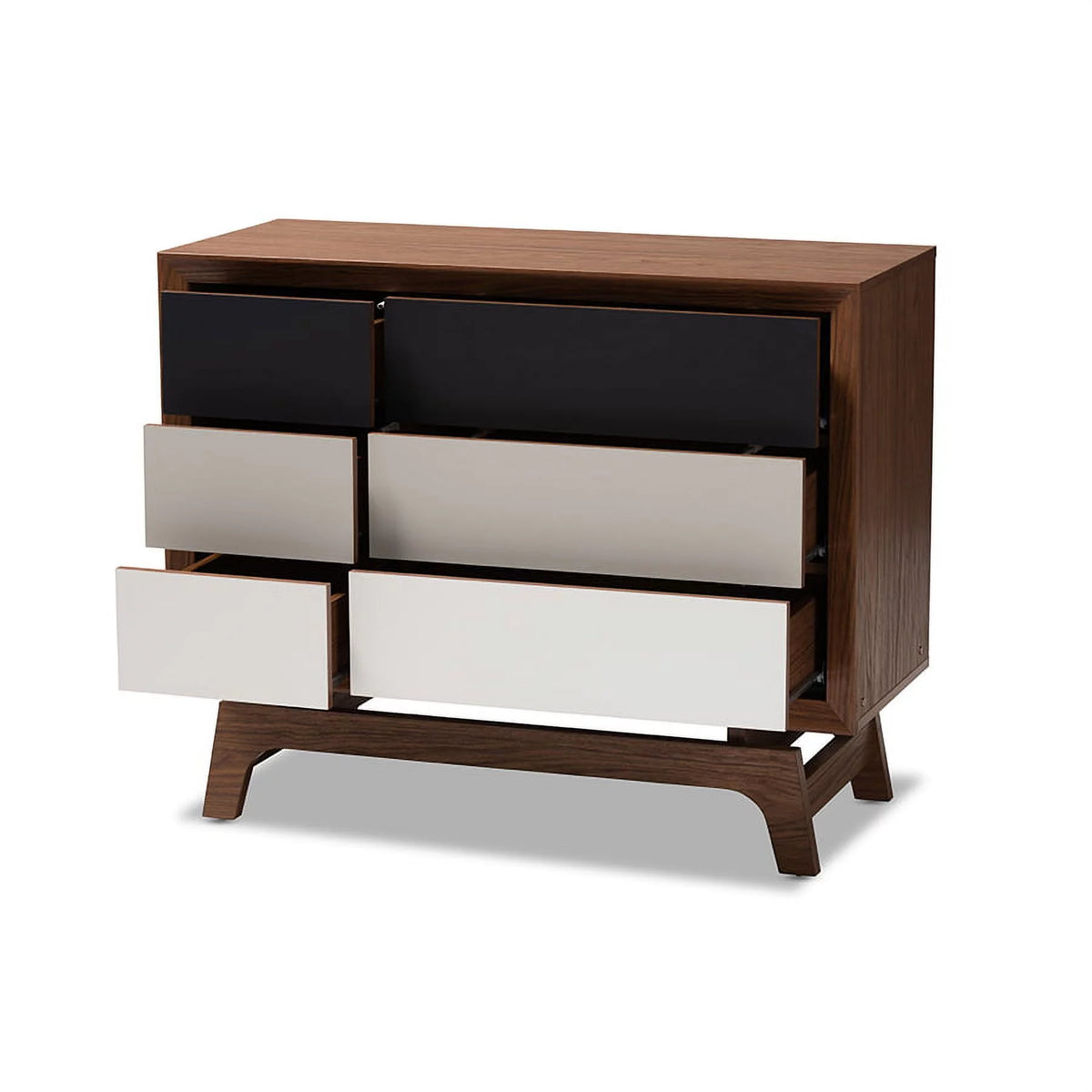 Multicolor Wood 6-Drawer Chest Z9238