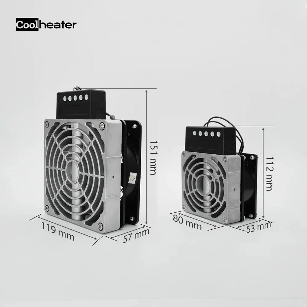 Compact Industrial PTC Electric Fan Heater 150W E213418