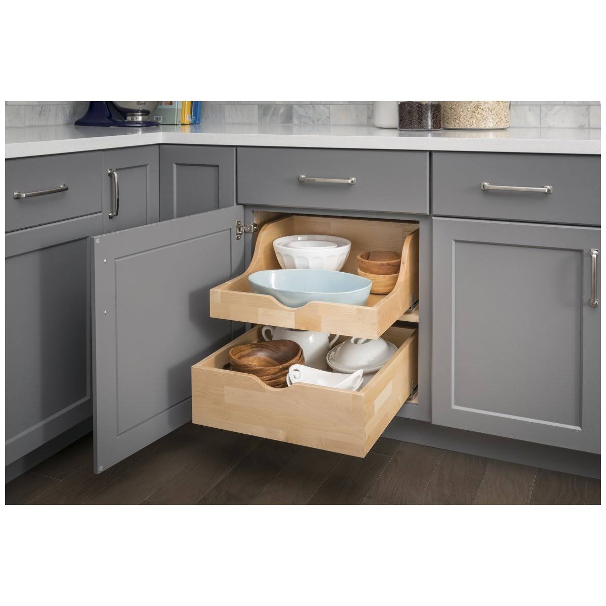 22-1/16 inch Preassembled Rollout Drawer for 24 inch Cabinet Opening E429725