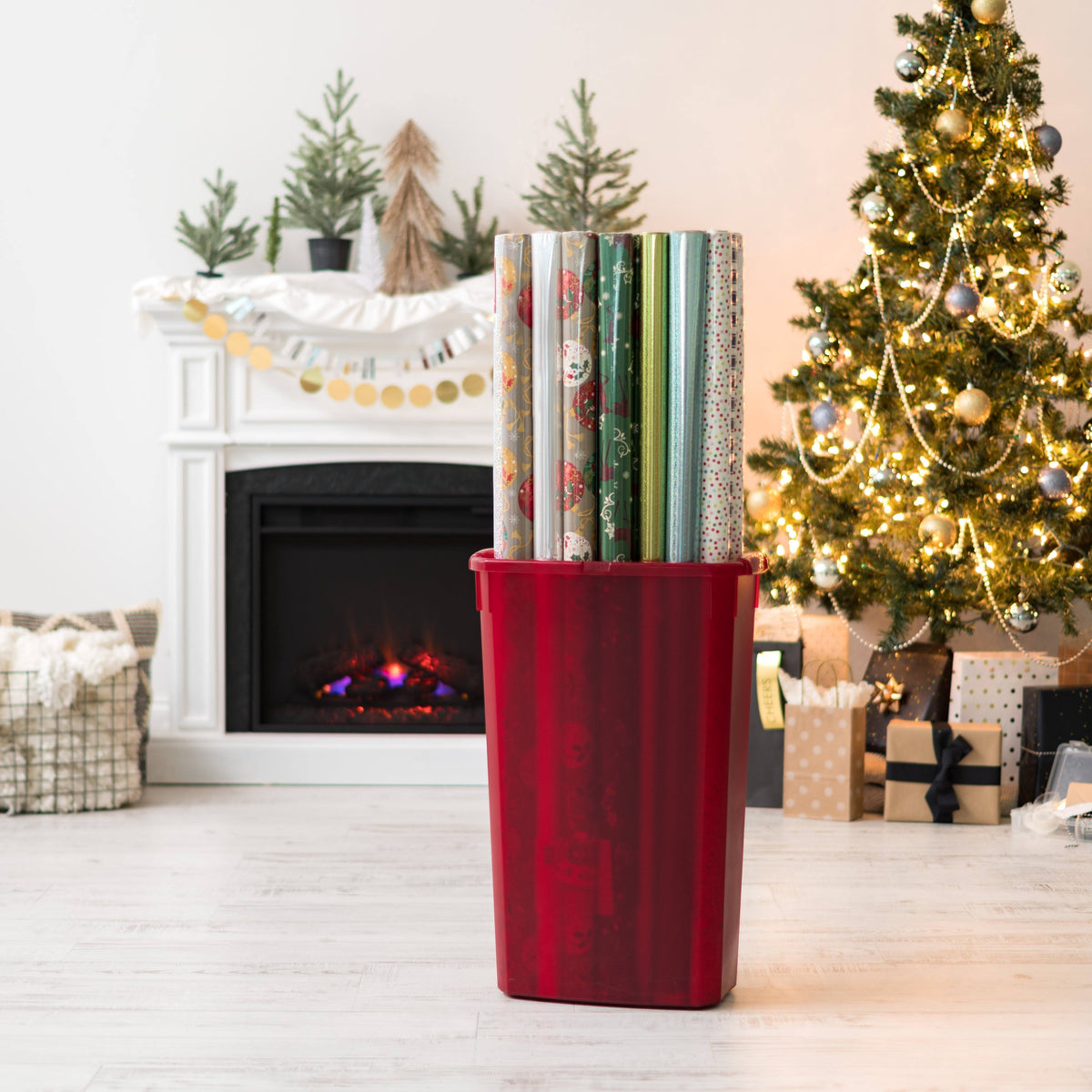 2 Pack Holiday Vertical Wrapping Paper Box S120