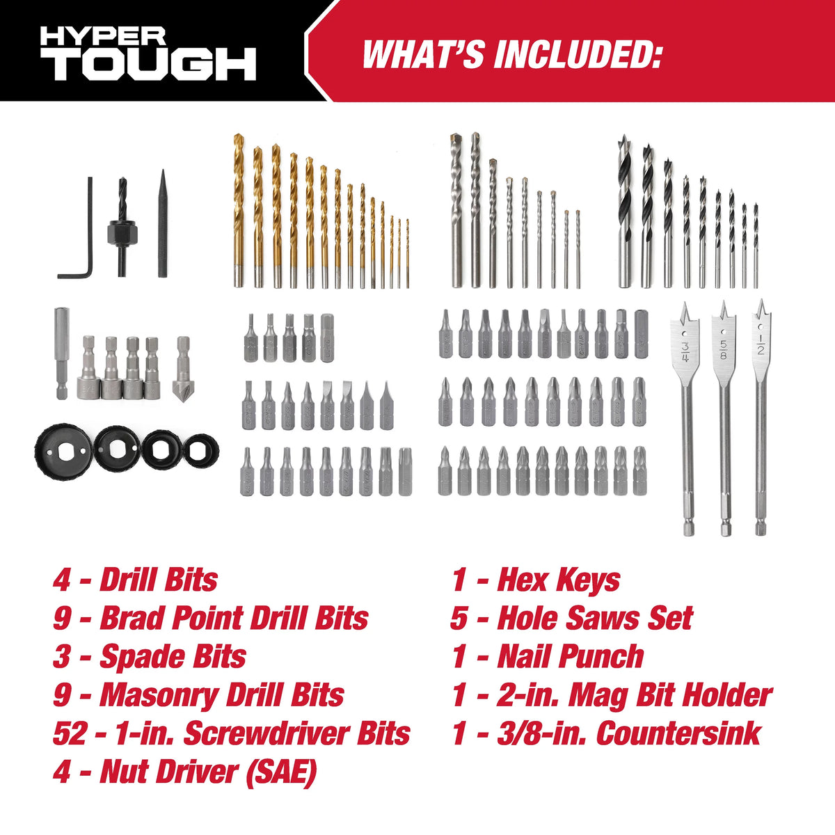 100-Piece Drill and Drive Tool Set T29843