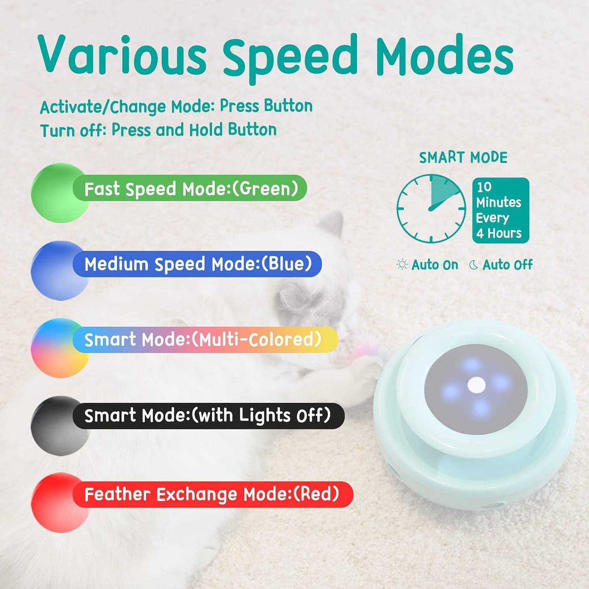Interactive Cat Toy Balls G309381