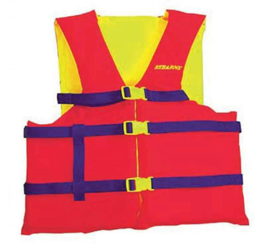 Red Adult Life Jacket Vest Flotation R489