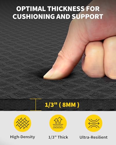 Large Yoga Mat 6'x 4' 1/4 inch Z793798