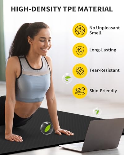 Large Yoga Mat 6'x 4' 1/4 inch Z793798