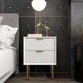 White 3-Drawer Dresser C9525