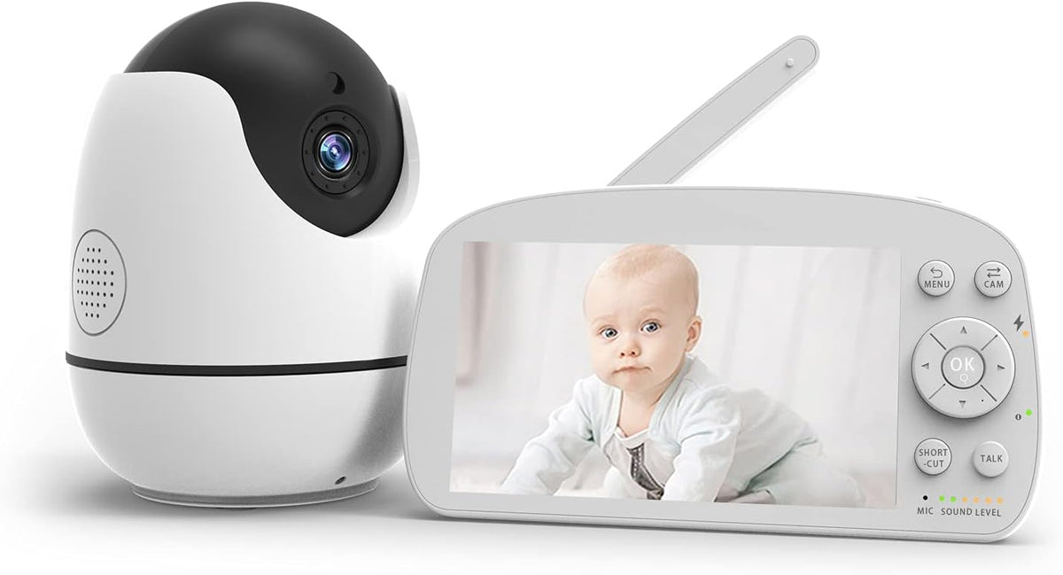 720P HD Video Baby Monitor with Camera and Audio and 5.5 Display R265604