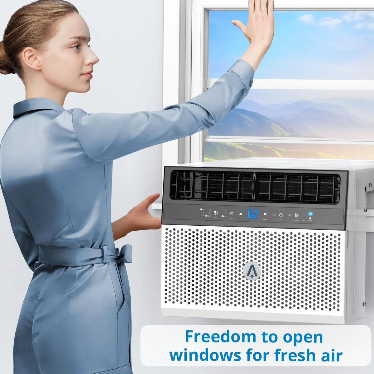 8000 BTU Window Air Conditioner with Remote Control L5806