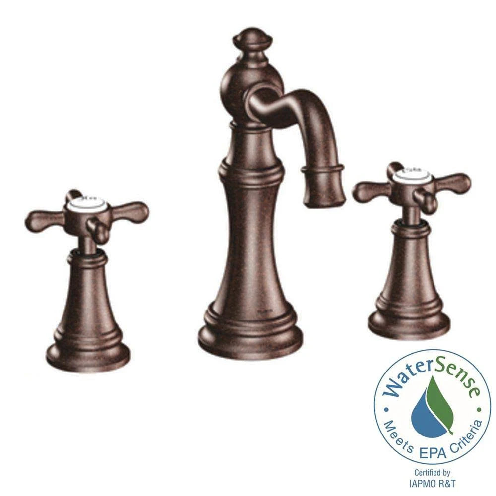 Oil Rubbed Bronze Two-Handle Bathroom Faucet R4719