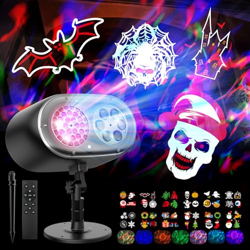 12-in-1 Outdoor Waterproof Holiday Projector Lights N483320