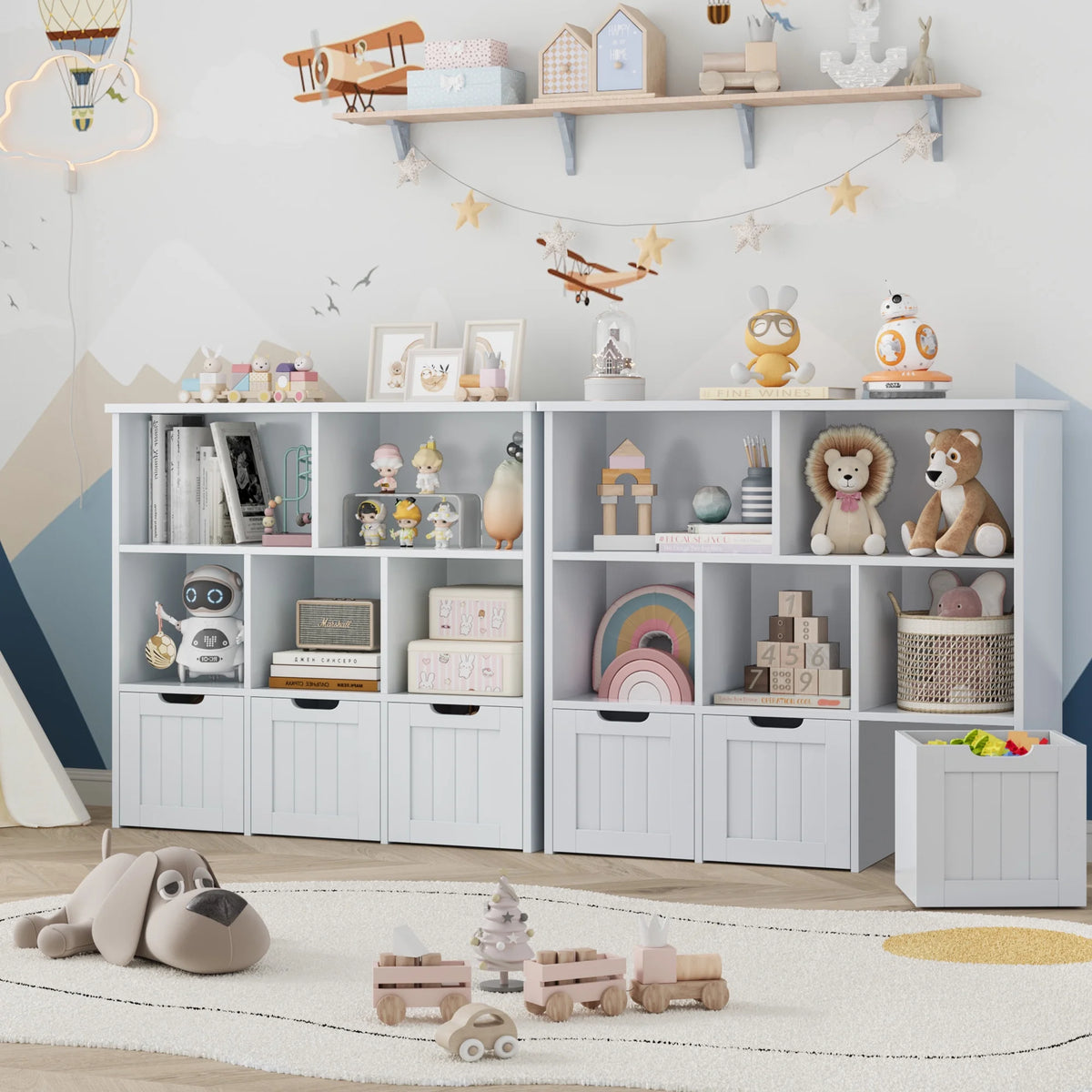 5 Cube Organizer with Drawers A381610