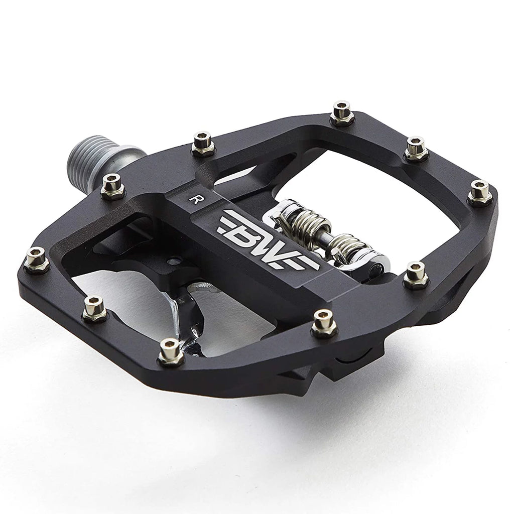 Green Clipless Mountain Bike Pedals with SPD Cleats V345759