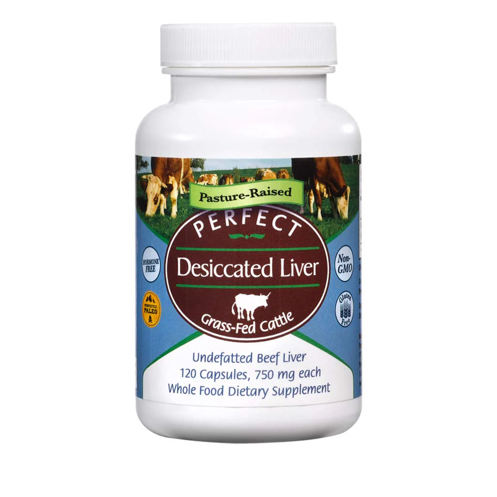 120 Capsules Undefatted Beef Liver R9177