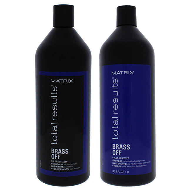 Brass Off Shampoo and Conditioner Kit, 2 Pc, 33.8oz Shampoo, 33.8oz Conditioner F2566