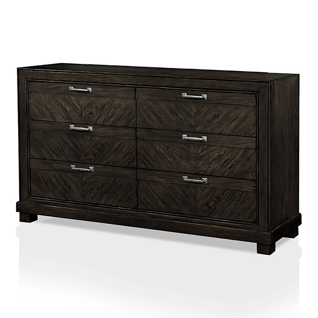 Espresso 2-Piece Dresser and Mirror Set Y33936
