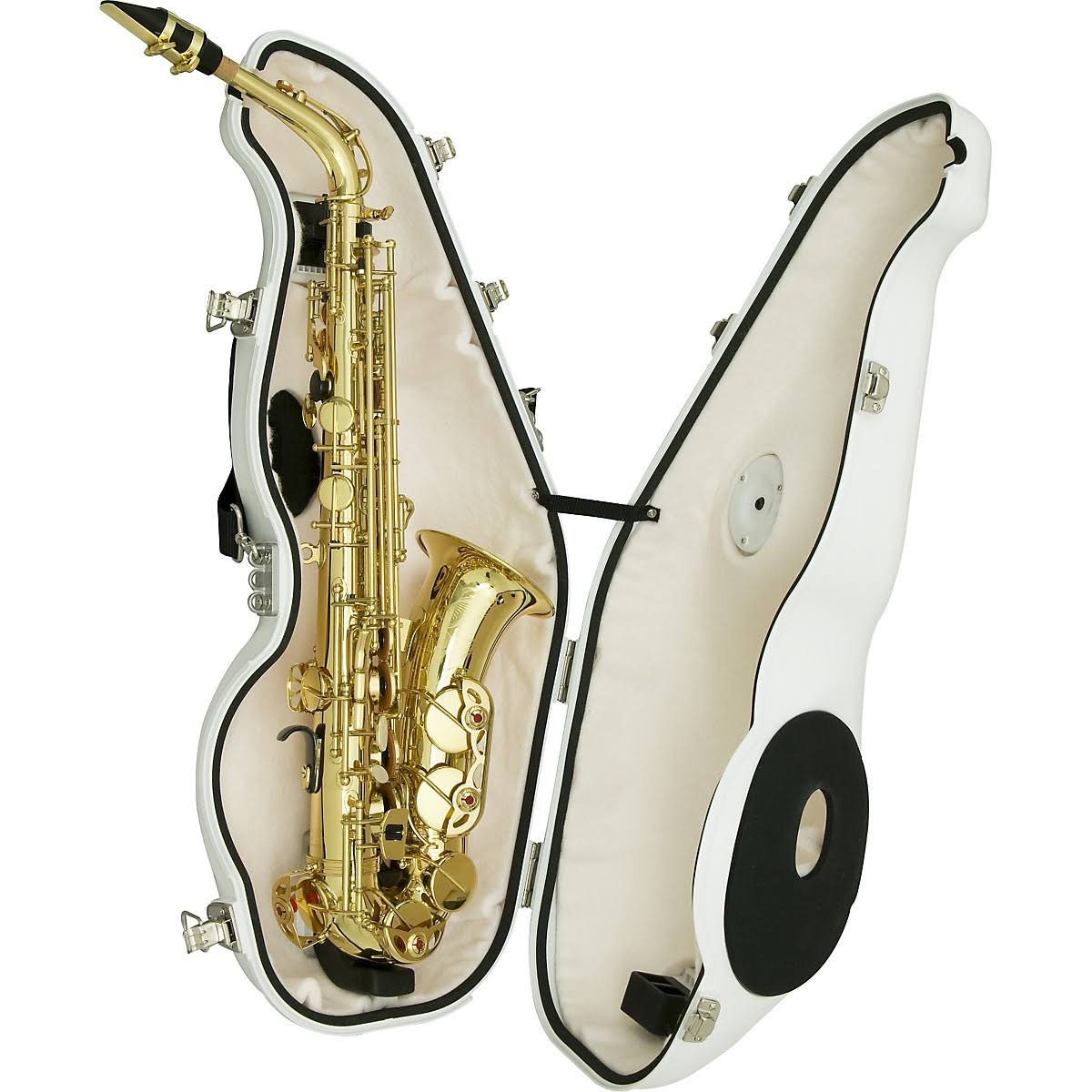 White Practice Mute System for Alto Saxophone II Y189