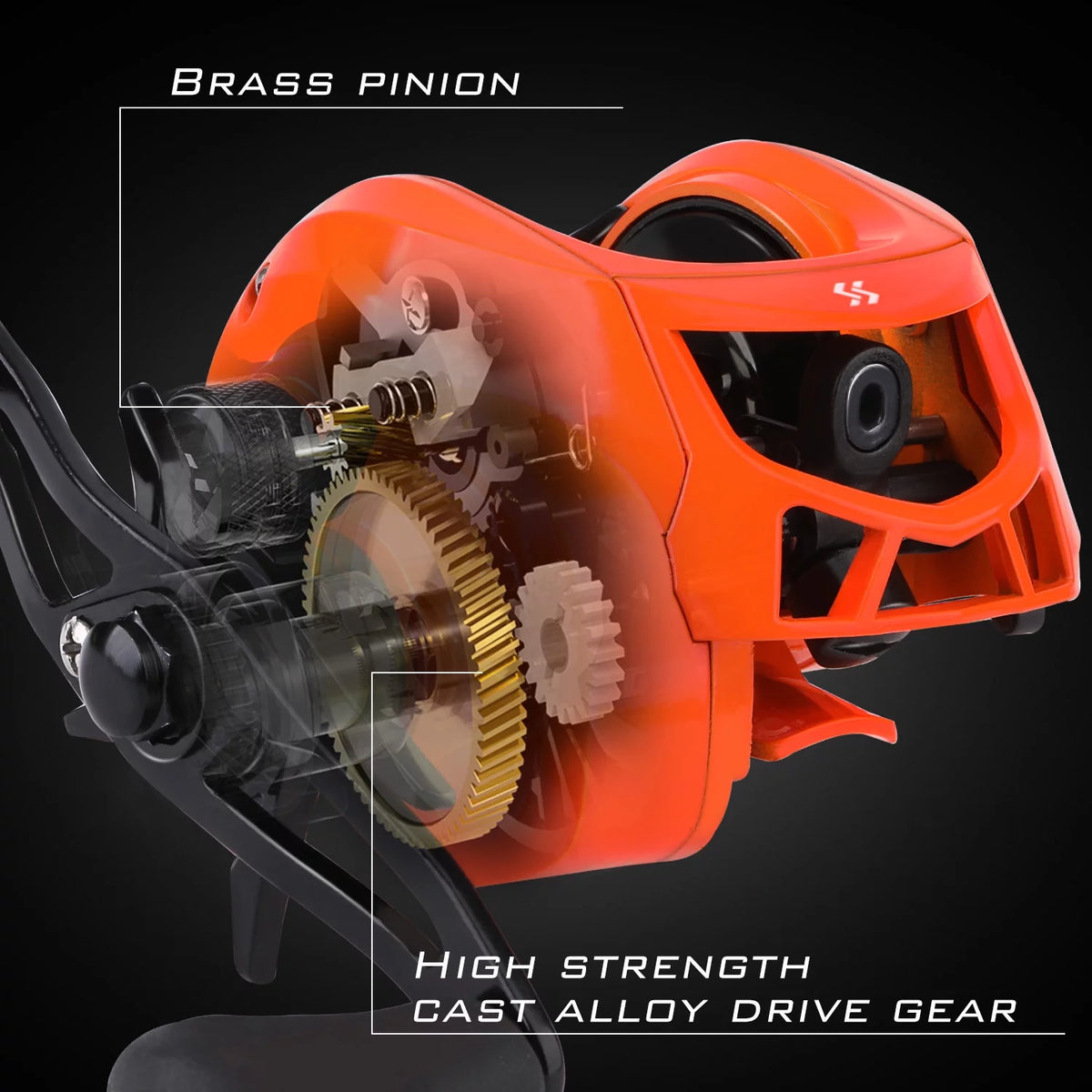 7.1:1 High Speed Baitcasting Fishing Reel B970900