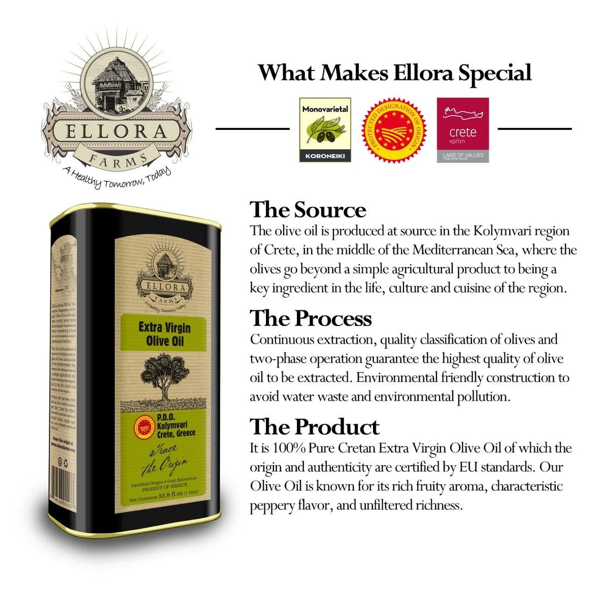 Greek Extra Virgin Olive Oil 33.8 oz Tin O3797