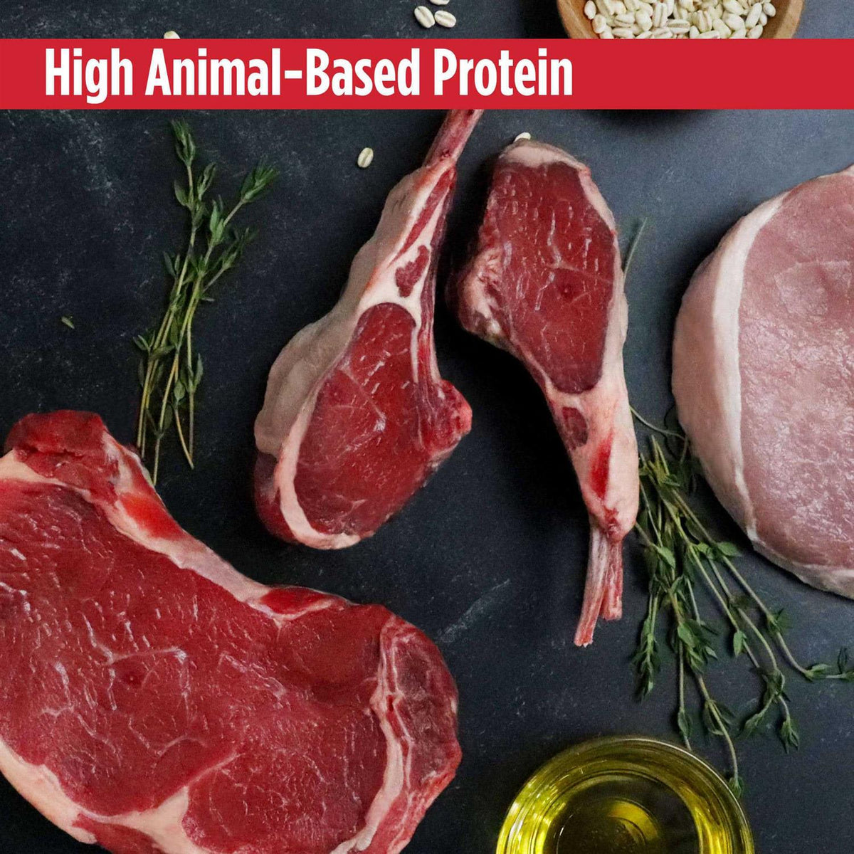 High-Protein Beef Adult Dry Dog Food X18540