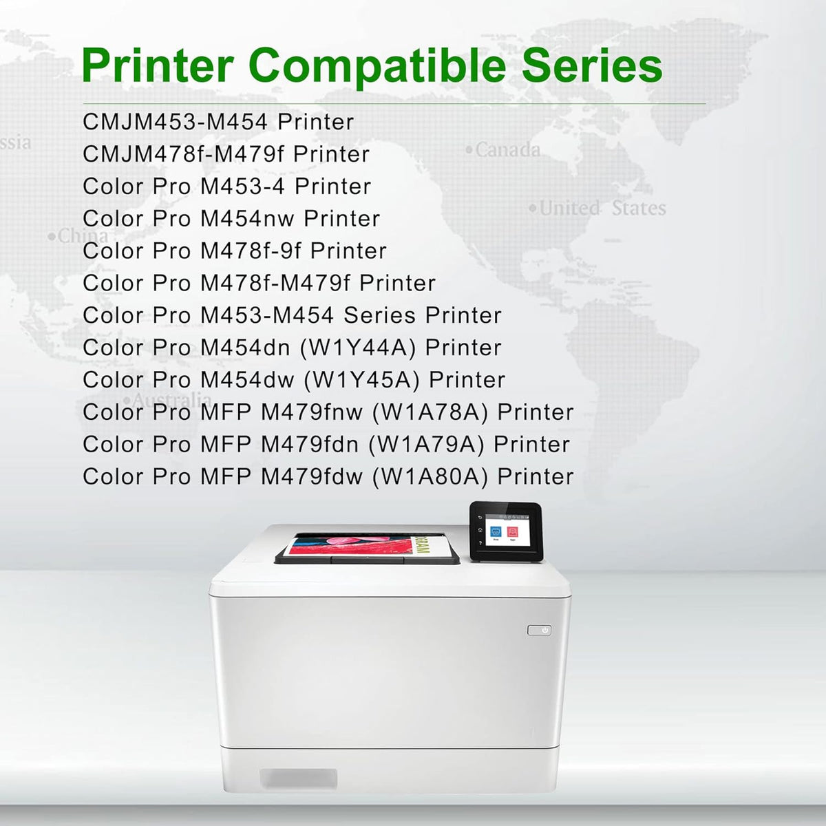 2-Pack Black High Yield 414X Toner Cartridge for HP Color Pro Printers T9377