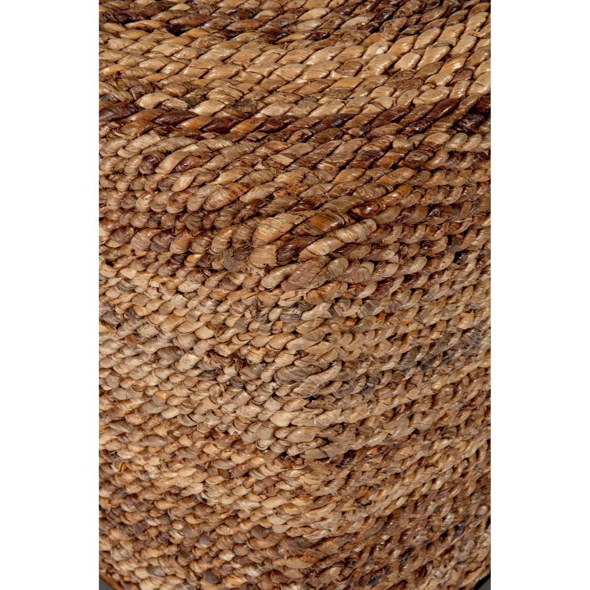 Brown Abaca Square Accent Table Y3359