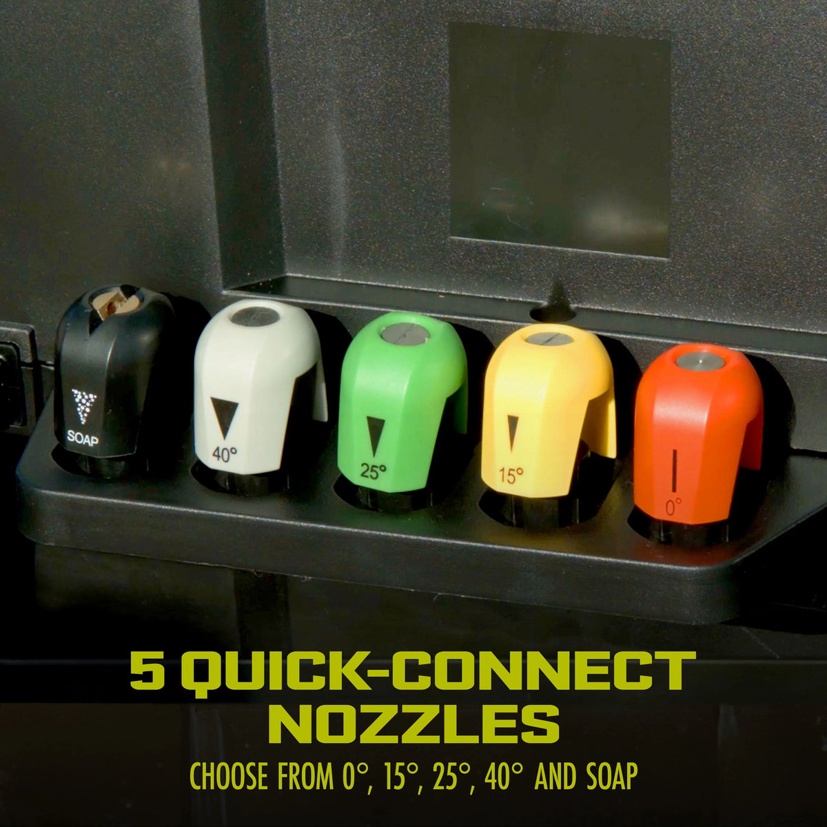 Electric Pressure Washer with Quick Connect Nozzles N157190
