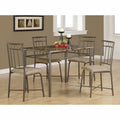 5-Pieces Cappuccino Marble Dining Set S3462