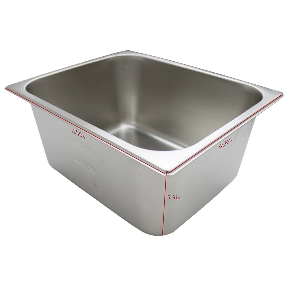 Commercial Canteen Electric Food Warmer 5 Pots Plus Deep V1703