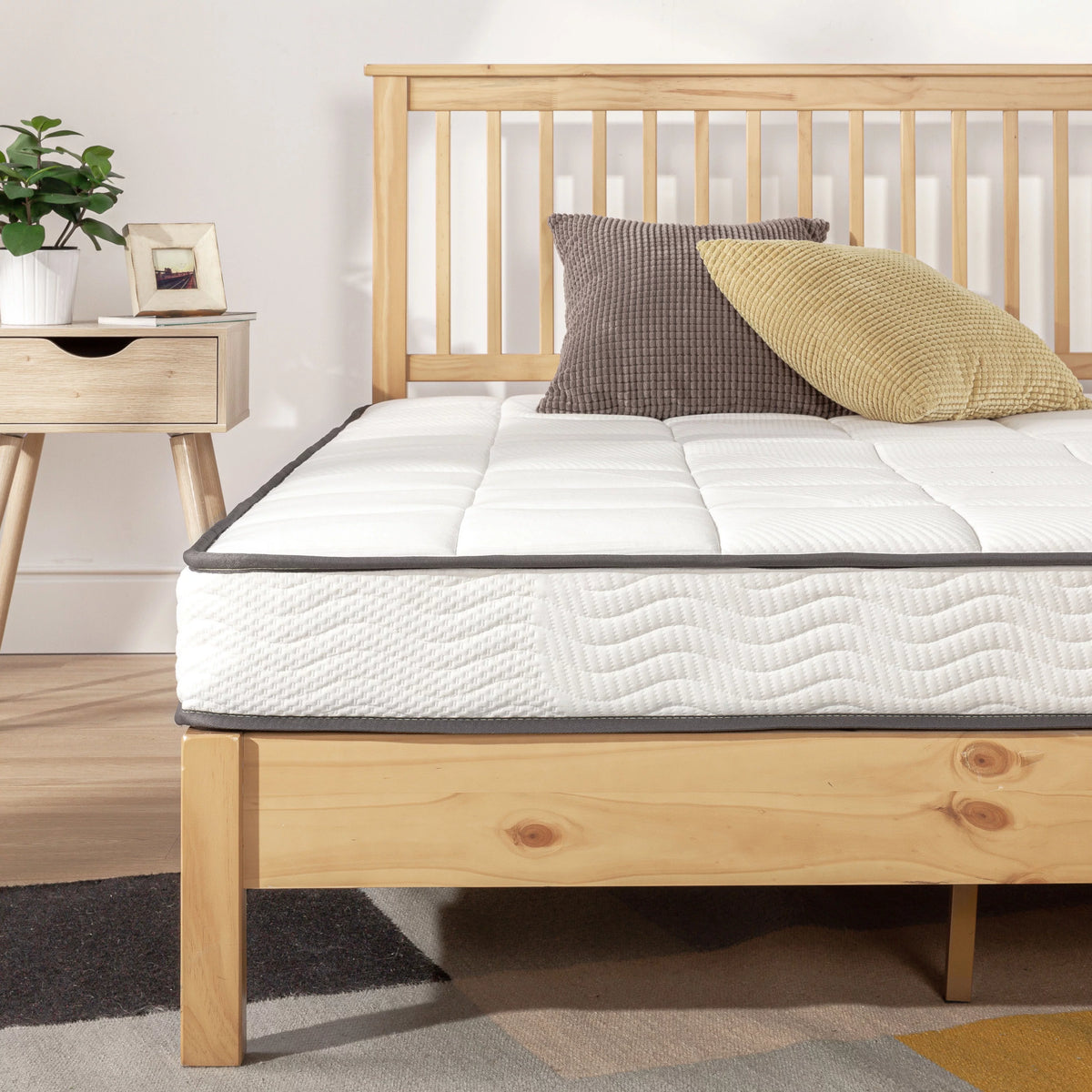 6 Bonnell Spring Mattress with Comfort Foam Top, Twin A11074
