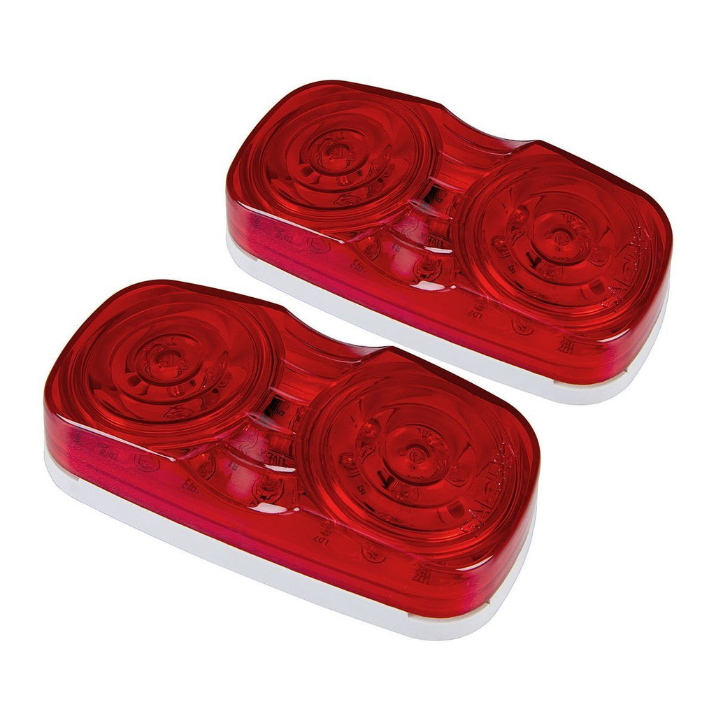 Red 2 Pack Clearance Marker Lamps D365