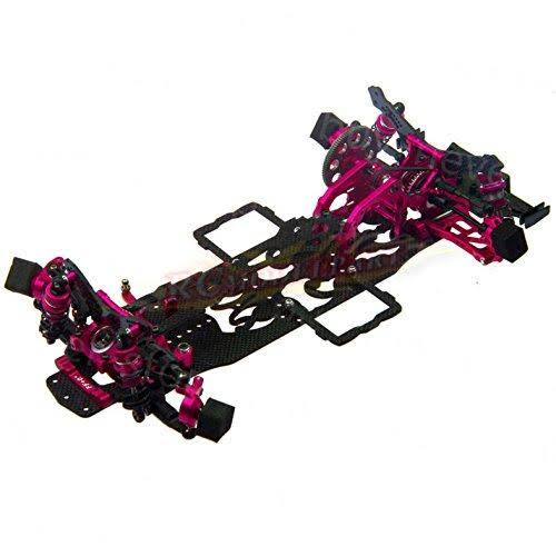 1/10 Alloy Carbon RWD Drift Car Frame Body Kit F618390