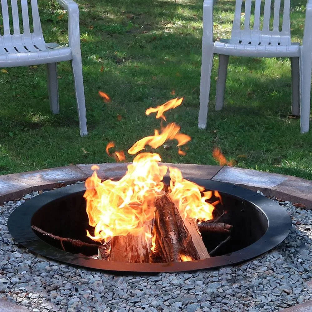 27 Inch Diameter Steel Fire Pit Ring Liner Z66941
