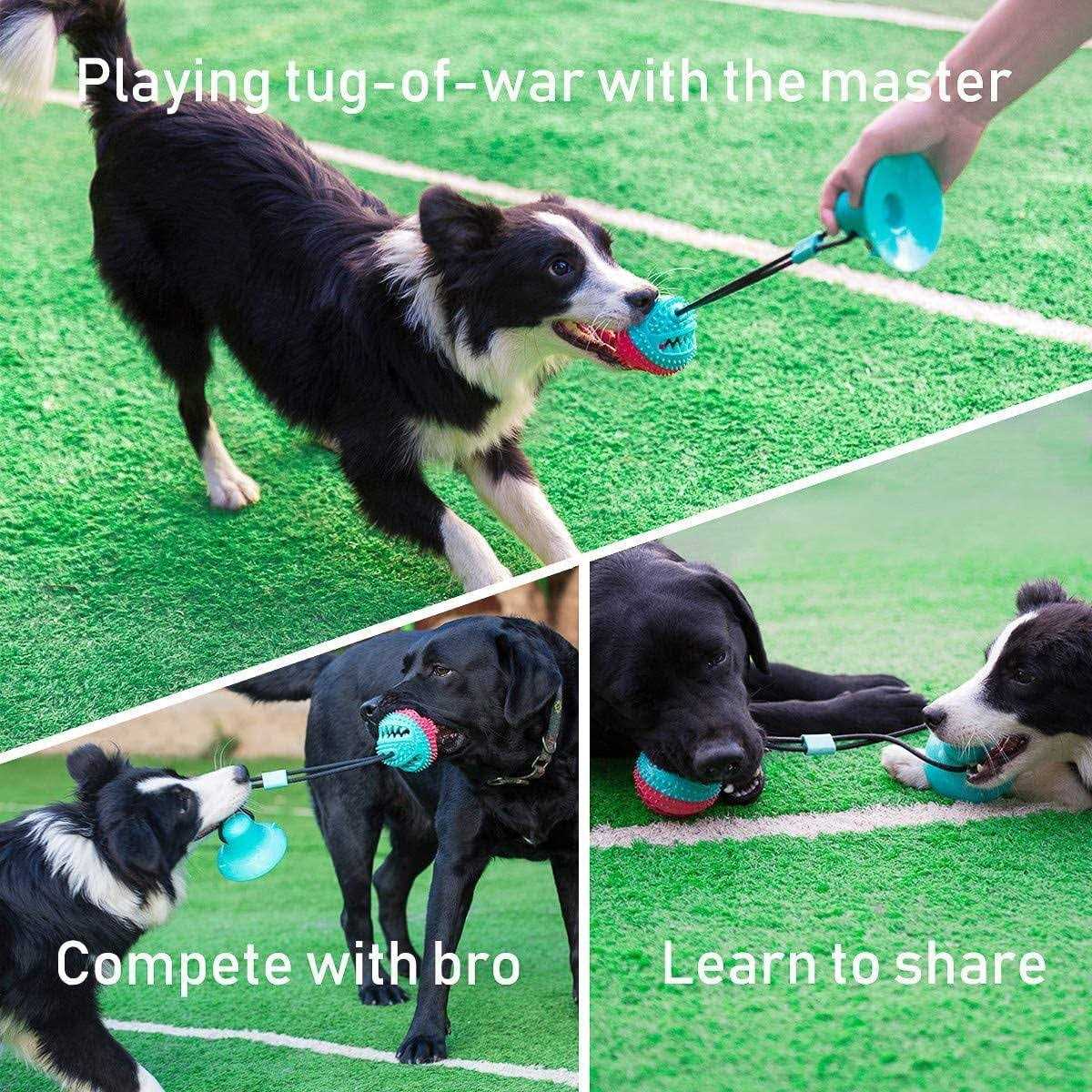 Dog Toys for Aggressive Chewers, Interactive Tug of War Toys U3703