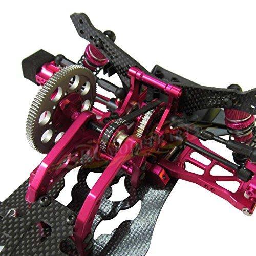 1/10 Alloy Carbon RWD Drift Car Frame Body Kit F618390