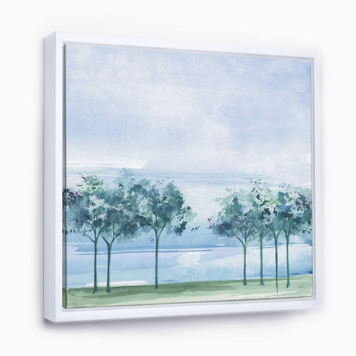 Framed Canvas Blue 30 in. Wide x 30 in. High D47182