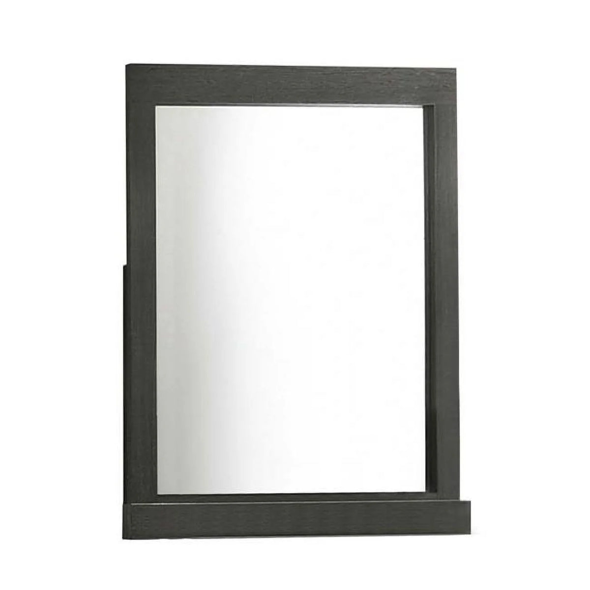 39 in. Gray Oak Rectangle Dresser Mirror C576385
