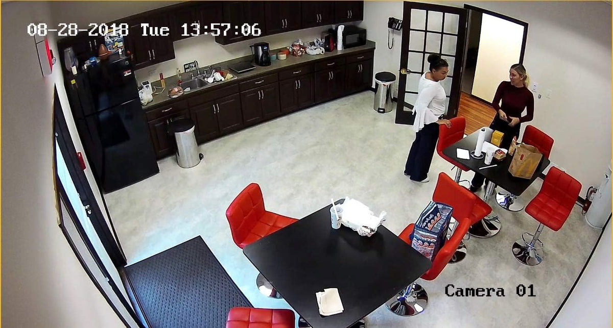 4MP PoE Security IP Camera Turret with IR Night Vision Wide Angle 2.8mm Lens I530071