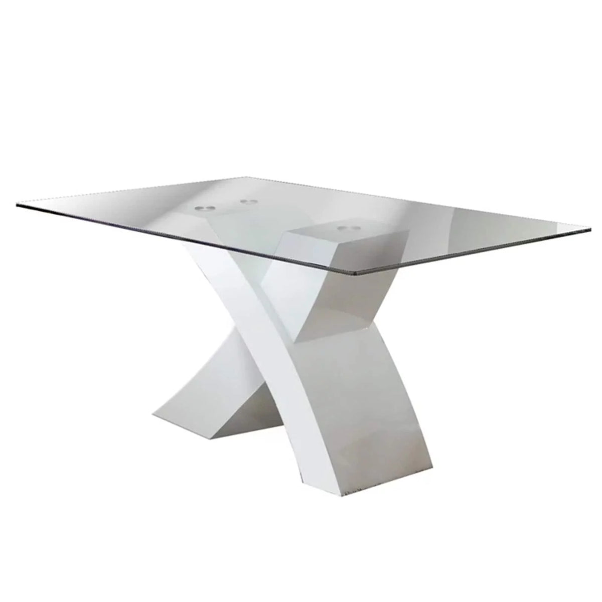 Square Glass Top Dining Table U750052