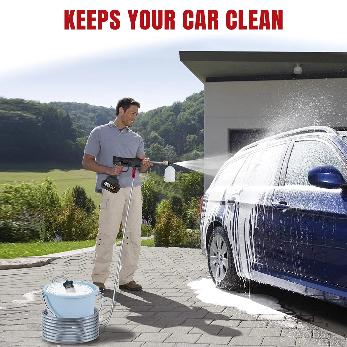 Cordless Handheld Power Washer D256187