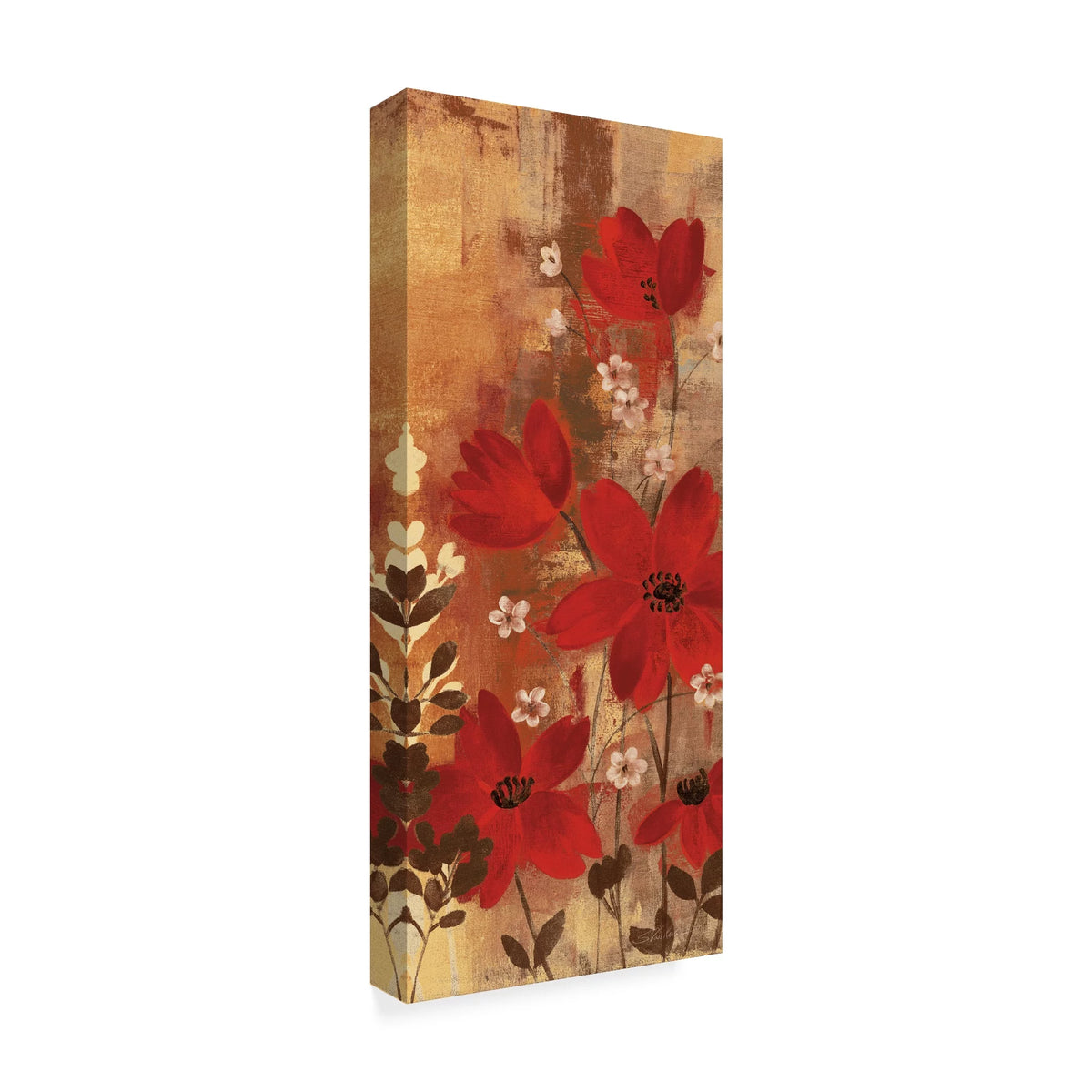 Floral Symphony Red I Canvas Art B641109