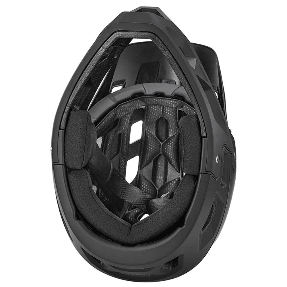 Full Face MTB Helmet with Visor, 59 61cm Head Circumference O811