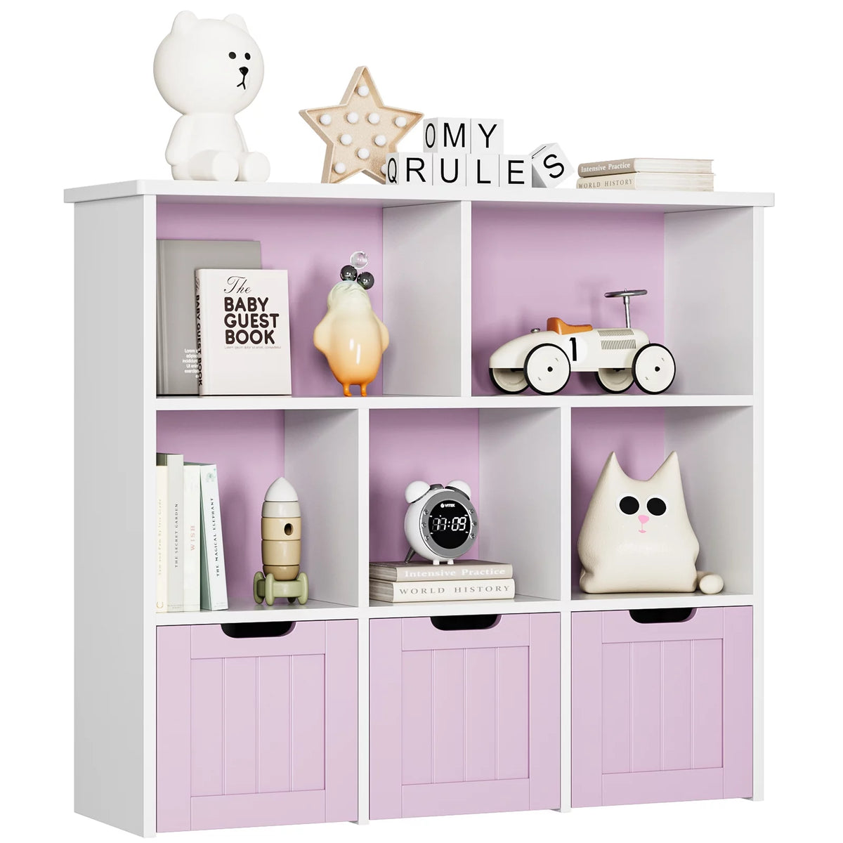 5 Cube Organizer with Drawers A381610